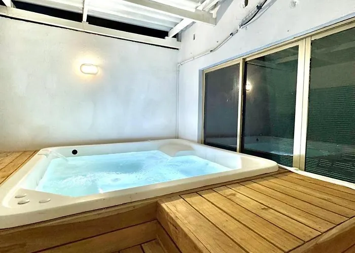 Apartamento Cerca Del Aeropuerto Con Jacuzzi 10 Personas